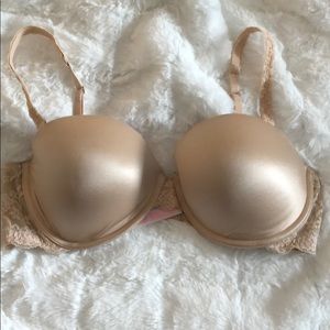 VS strapless nude bra